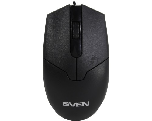 Мышь проводная SVEN RX-30 черный, 1000 dpi, USB, кнопки - 3