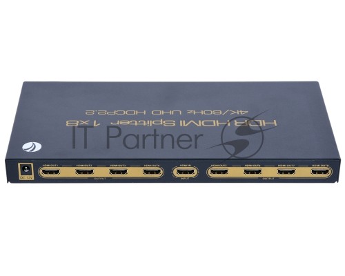 Разветвитель HDMI Spliitter 1=>8  2.0v, VCOM <DD428>