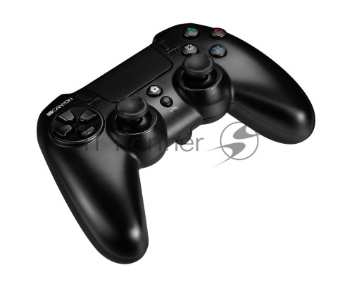 Геймпад беспроводной CANYON CND-GPW5 With Touchpad для: PlayStation 4  PS4, черный