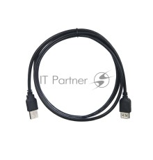 Кабель удлинительный TELECOM USB2.0 <Am-->Af> 1,5 м черный <TUS6990-1.5M>