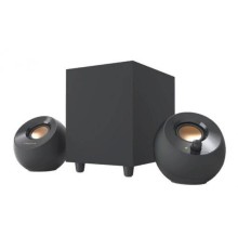 Колонки CREATIVE PEBBLE PLUS,  2.1,  черный [51mf0480aa000]