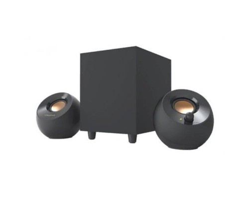 [Колонки] Колонки CREATIVE PEBBLE PLUS,  2.1,  черный [51mf0480aa000]