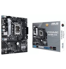 ASUS PRIME H610M-A D4-CSM (Socket 1700, mATX, 2xDDR4(64GB),  VGA/DP/HDMI 2.1, 1xPCIe 4.0x16/1xPCIe 3.0, 1xLAN, 4xSATA 6Gb/s, 2xM.2, 1xM.2 E key, 2xUSB 3.2, 4xUSB 2.0, 2xPS/2)