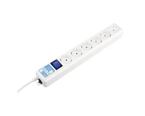 [Сетевые фильтры] PowerCube Фильтр-удлинитель PRO (SPL6-16-P-3М) 3.0м, 6 розеток,16А, белый