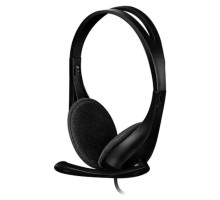 Наушники с микрофоном A4Tech HU-9 черный 1.8м накладные USB оголовье (HU-9 (BLACK))