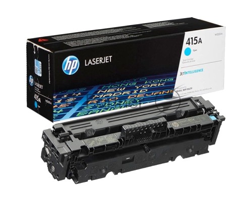Тонер Картридж HP 415A W2031A голубой (2100стр.) для HP HP LJ M454/MFP M479 Тонер Картридж HP 415A W2031A голубой (2100стр.) для HP HP LJ M454/MFP M479