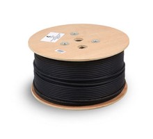 Cabeus STP-4P-Cat.6a-SOLID-OUT-LSZH-UV Кабель витая пара экранированная STP (U/FTP), категория 6a (10GBE), 4 пары, (23 AWG), одножильный (solid), экран - фольга, для внутр. и внешн. прокладки, (305м)