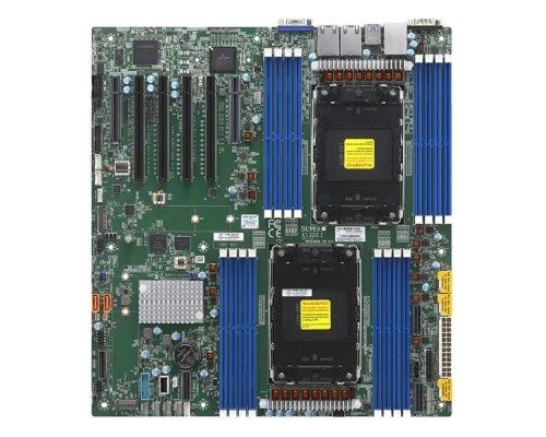 [Материнская плата] Supermicro MBD-X13DEI-B 2xLGA-4677, Intel Xeon SP gen 4, Intel C741, 16x DDR5 4800/4400/4000 MHz. 2x1Gbe Base-T BCM5720+1xMgmt LAN, 10xSATA3, 2xSATA-DOM, 6xUSB3,  4xPCI-Ex16+2xPCI-E x8+3xMCIO x8, 2xM.