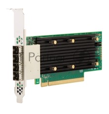 HBA-адаптер SAS 9405W-16e SGL (05-50044-00) PCIe 3.1 x16 LP, Tri-Mode SAS/SATA/NVMe 12G HBA, 16port(4*ext SFF8644), 3616W IOC