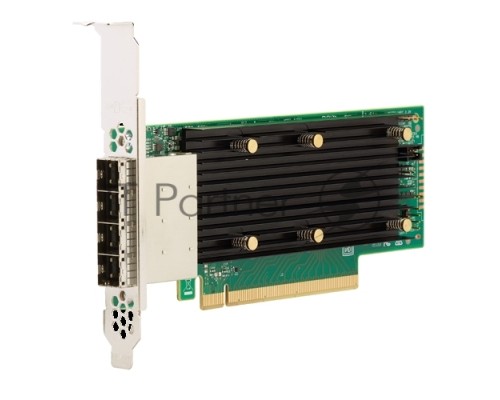HBA-адаптер SAS 9405W-16e SGL (05-50044-00) PCIe 3.1 x16 LP, Tri-Mode SAS/SATA/NVMe 12G HBA, 16port(4*ext SFF8644), 3616W IOC