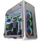 Компьютерный корпус Thermaltake View 71 TG Snow CA-1I7-00F6WN-00 White/Win/SPCC/Tempered Glass*4/Color Box/Riing 140mm White Fan*2