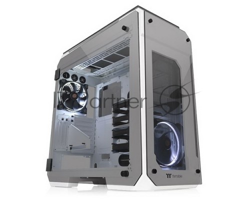 Компьютерный корпус Thermaltake View 71 TG Snow CA-1I7-00F6WN-00 White/Win/SPCC/Tempered Glass*4/Color Box/Riing 140mm White Fan*2 Компьютерный корпус Thermaltake View 71 TG Snow CA-1I7-00F6WN-00 White/Win/SPCC/Tempered Glass*4/Color Box/Riing 140mm White Fan*2