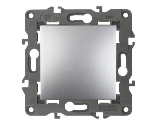 [ЭРА Розетки, выключатели] Эра Б0034210 14-1101-03 Выключатель, 10АХ-250В, IP20, Эра Elegance, алюминий