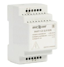 БАСТИОН SKAT-12-2.0 DIN (СКАТ ИБП-12/2-DIN) источник питания 12В 2,3А АКБ внешн. 1х7-17Ач, под DIN рейку 35 мм, МПТ (596)