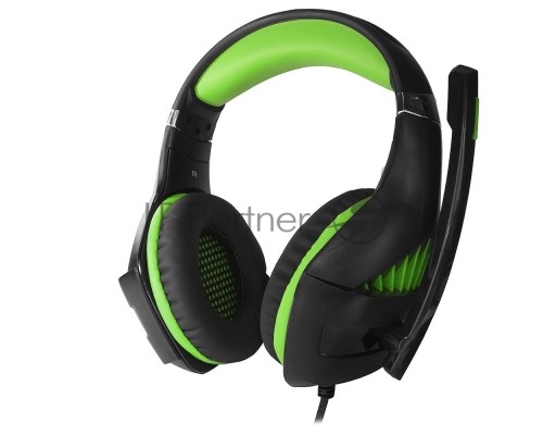 Гарнитура игровая CROWN CMGH-2002 Black&green