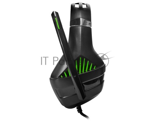 Гарнитура игровая CROWN CMGH-2002 Black&green