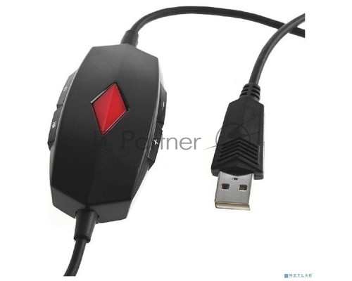 Гарнитура игровая CROWN CMGH-2000 Black&red