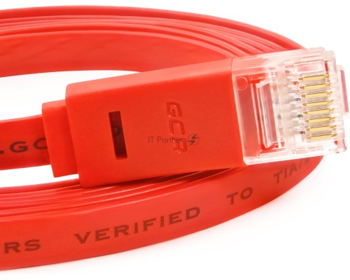 Патч-корд Greenconnect PROF плоский прямой 20.0m, UTP медь кат.6, красный, позолоченные контакты, 30 AWG, GCR-LNC624-20.0m, ethernet high speed 10 Гбит/с, RJ45, T568B Greenconnect Патч-корд PROF плоский прямой 20.0m, UTP медь кат.6, красный, позолоченные Патч-корд Greenconnect PROF плоский прямой 20.0m, UTP медь кат.6, красный, позолоченные контакты, 30 AWG, GCR-LNC624-20.0m, ethernet high speed 10 Гбит/с, RJ45, T568B Greenconnect Патч-корд PROF плоский прямой 20.0m, UTP медь кат.6, красный, позолоченные