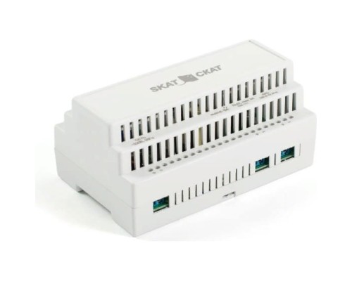 [ИБП для систем безопасности Бастион] БАСТИОН SKAT-12-3.0 DIN (СКАТ ИБП-12/3-DIN) источник питания 12В 3А пластиковый корпус под DIN рейку 35 мм, МПТ (580)