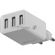 Сетевой адаптер Defender 3xUSB, 5V/3.1А , белый (UPA-31) (83587)