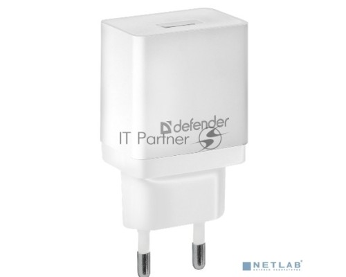 Сетевой адаптер Defender 1xUSB, 5V/2.1А, белый , пакет (EPA-10) (83549)