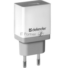 Сетевой адаптер Defender 1xUSB, 5V/2.1А , белый (UPA-21) (83571)