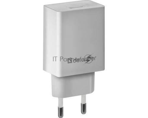 Сетевой адаптер Defender 1xUSB, 5V/2.1А , белый (UPA-21) (83571)
