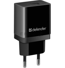 Сетевой адаптер Defender 1xUSB, 5V/2.1А, пакет, черный (EPA-10) (83572)