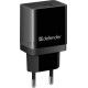 Сетевой адаптер Defender 1xUSB, 5V/2.1А, пакет, черный (EPA-10) (83572)