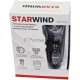 Бритва роторная Starwind SBS1503 реж.эл.:1 питан.:аккум. черный/синий