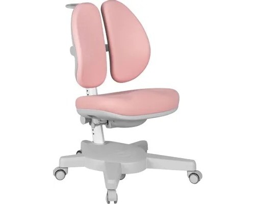 [Игровые кресла] Кресло детское Cactus CS-CHR-3604PK розовый крестов. пластик серый {1896145}