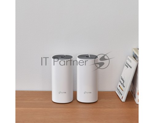Роутер TP-LINK DECO E4(2-PACK) AC1200 Домашняя Mesh Wi-Fi система