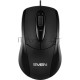 Мышь проводная SVEN RX-110 черный, 1000 dpi, USB, кнопки - 3