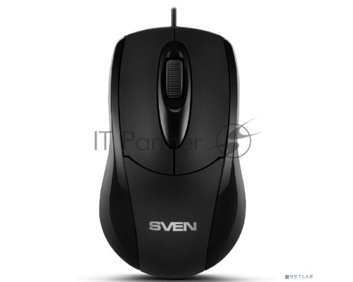 Мышь проводная SVEN RX-110 черный, 1000 dpi, USB, кнопки - 3