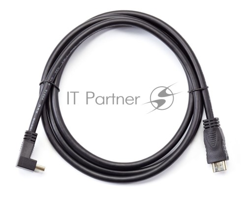 Кабель VCOM CG523-1.8M HDMI<=>HDMI-угловой коннектор 90град 1.8м, 2.0V