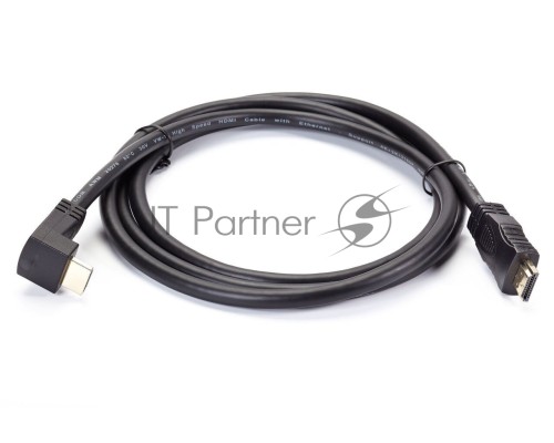 Кабель VCOM CG523-1.8M HDMI<=>HDMI-угловой коннектор 90град 1.8м, 2.0V