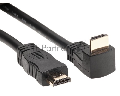 Кабель VCOM CG523-1.8M HDMI<=>HDMI-угловой коннектор 90град 1.8м, 2.0V