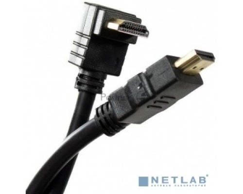 Кабель VCOM CG523-1.8M HDMI<=>HDMI-угловой коннектор 90град 1.8м, 2.0V