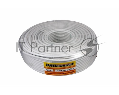 Кабель PROCONNECT RG6 1х0.9мм2  бухта 100м
