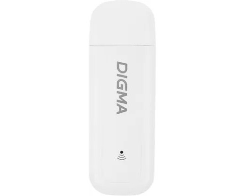 [Сетевое оборудование] Digma Dongle WiFi DW1960WH Модем 3G/4G USB Wi-Fi Firewall +Router внешний белый