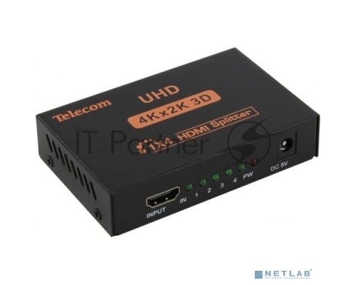 Разветвитель Telecom HDMI 1=>4 4k@30 HZ <TTS7005>