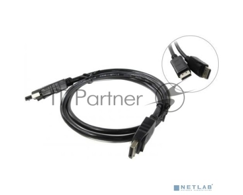 Кабель соединительный Telecom DisplayPort DP-DP 1.2V 4K@60Hz  1м <CG712-1M>