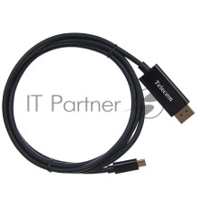Кабель Telecom USB3.1 Type-Cm --> DP(m) 4K@30Hz, 1.8m <TCC010-1.8M>