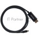 Кабель Telecom USB3.1 Type-Cm --> DP(m) 4K@30Hz, 1.8m <TCC010-1.8M>