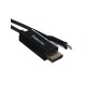Кабель Telecom USB3.1 Type-Cm --> DP(m) 4K@30Hz, 1.8m <TCC010-1.8M>
