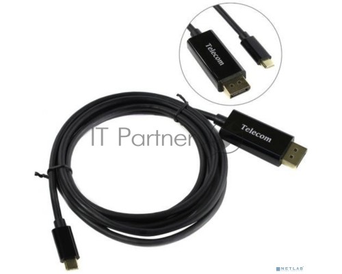 Кабель Telecom USB3.1 Type-Cm --> DP(m) 4K@30Hz, 1.8m <TCC010-1.8M>