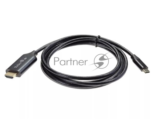Кабель Telecom USB3.1 Type-Cm --> HDMI A(m) 4K@60Hz, 1.8m <TCC008-1.8M>