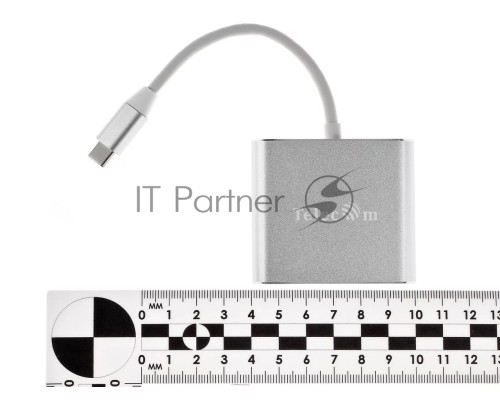 Кабель-концентратор Telecom USB3.1 TypeCm -->HDMI+USB3.0 +PD charging 4K@30Hz <TUC010>
