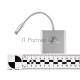 Кабель-концентратор Telecom USB3.1 TypeCm -->HDMI+USB3.0 +PD charging 4K@30Hz <TUC010>