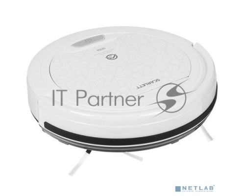 Робот-пылесос Scarlett SC-VC80R21 белый, 11.2 Вт, 1500 мАч Li-Ion, уборка влажная/сухая, пылесборник контейнер 0.65 л